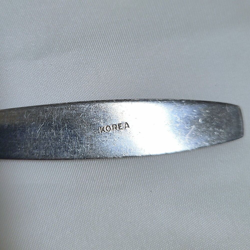 3 Oneida Northland Triana Dinner Forks 7 1/4" Stainless Burnished Floral Korea - Picture 7 of 7